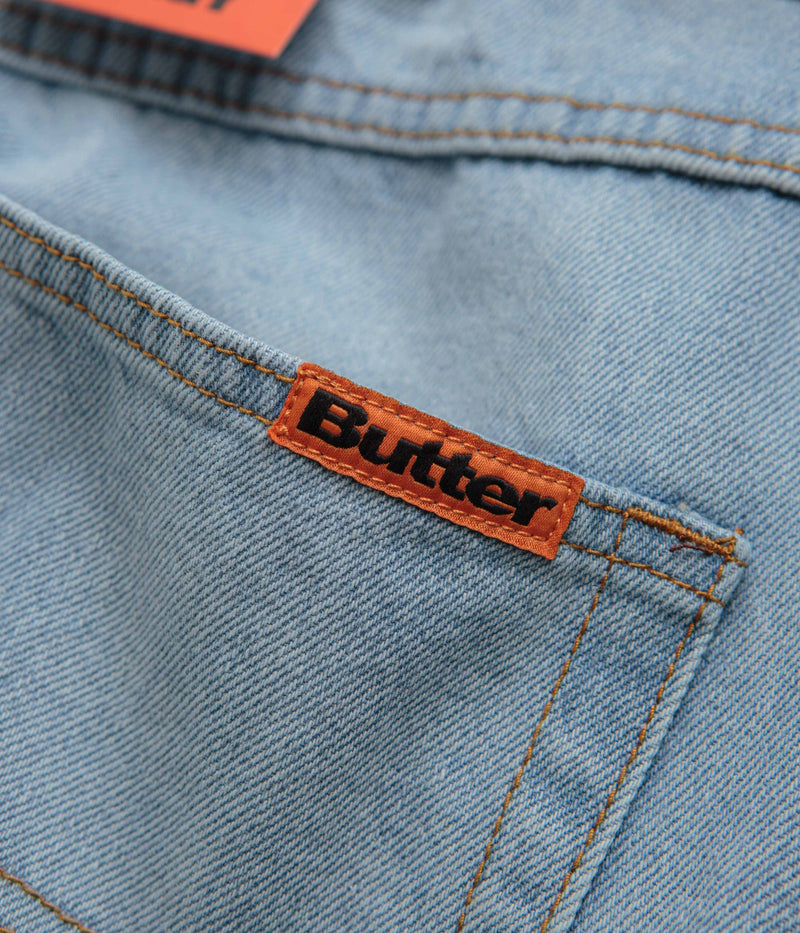 Butter Goods Baggy Denim Jeans in Light Blue