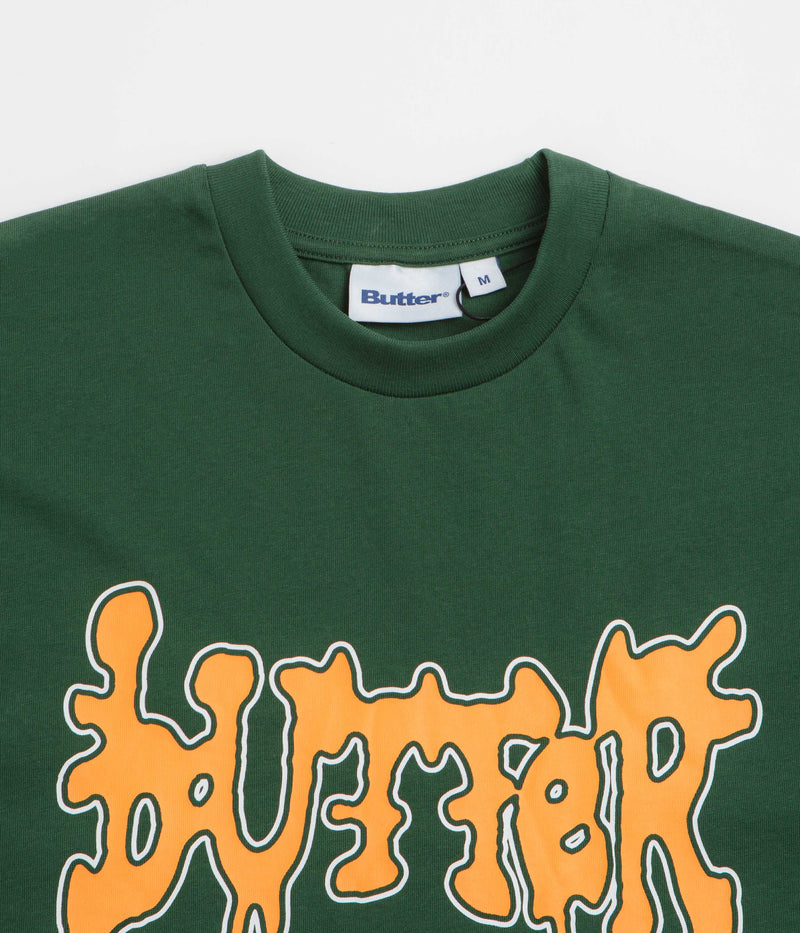 Butter Goods Blotch T-Shirt in Dark Forest