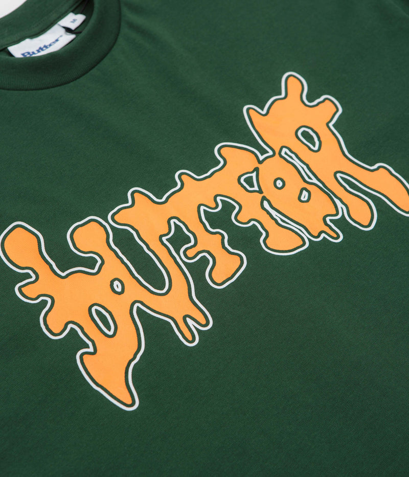 Butter Goods Blotch T-Shirt in Dark Forest