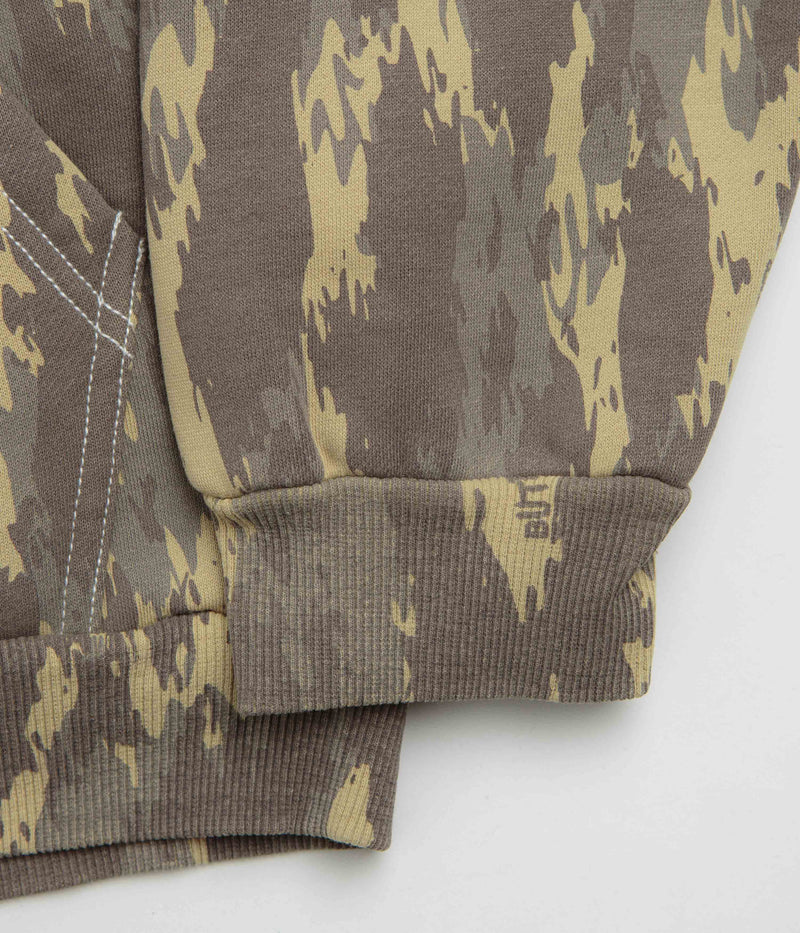 Butter Goods Blotch Zip-Thru Hoodie in Washed Camo