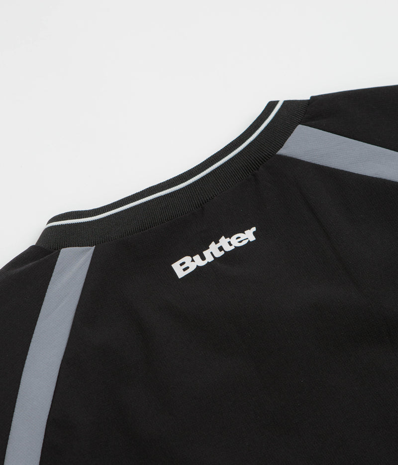 Butter Goods Finta Warmup Pullover Jacket in Black