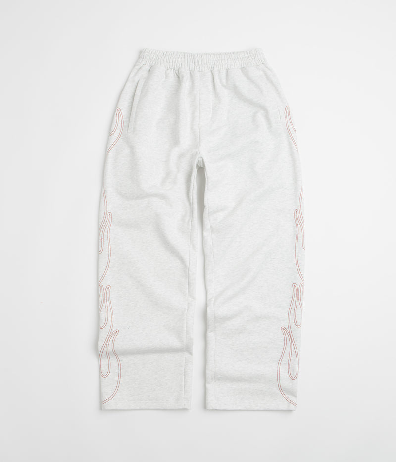 Butter Goods Flame Fleece Pants in Ash