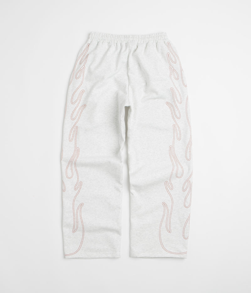 Butter Goods Flame Fleece Pants in Ash