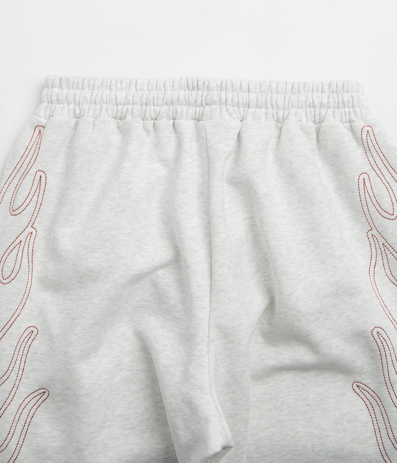 Butter Goods Flame Fleece Pants in Ash
