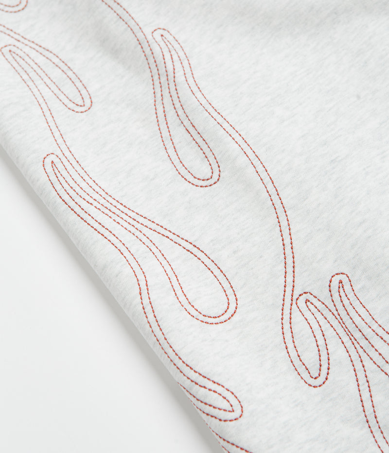 Butter Goods Flame Fleece Pants in Ash
