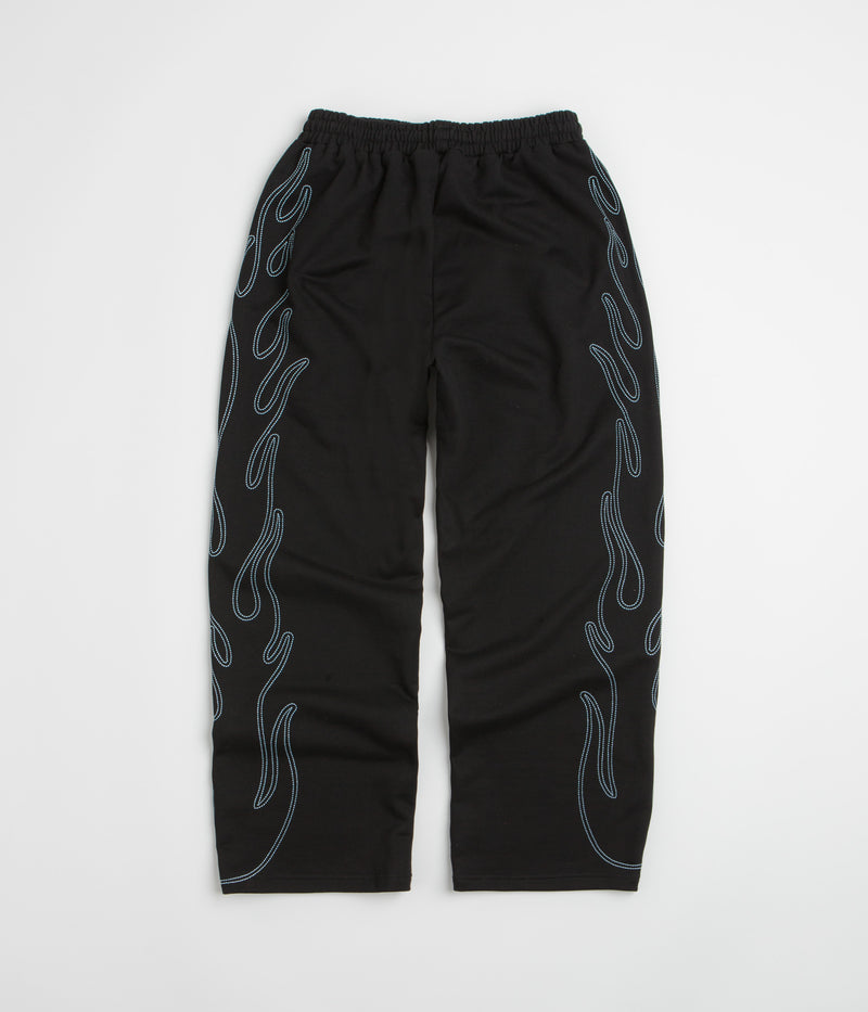 Butter Goods Flame Fleece Pants in Black