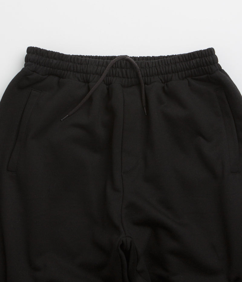 Butter Goods Flame Fleece Pants in Black