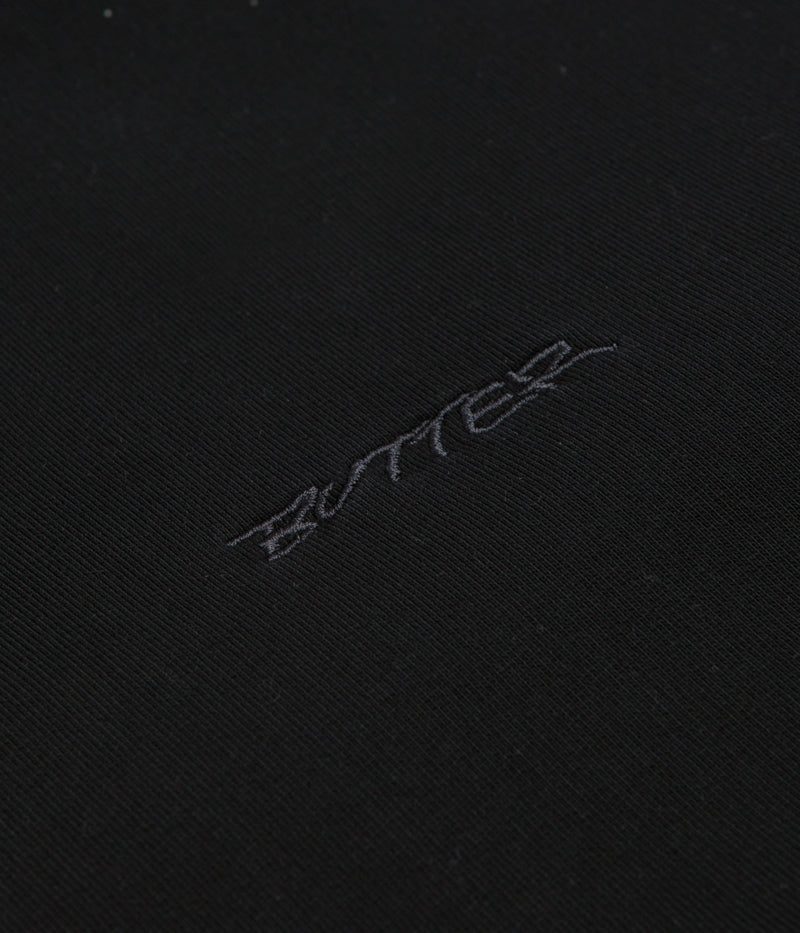 Butter Goods Inside Out Hoodie in Washed Black
