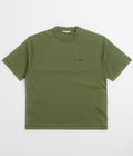 Butter Goods Inside Out T-Shirt in Washed Army