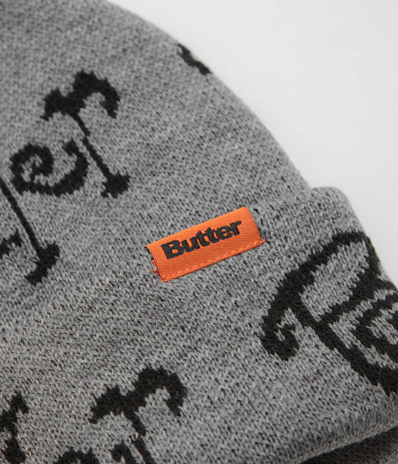 Butter Goods Sidewalk Beanie in Ash