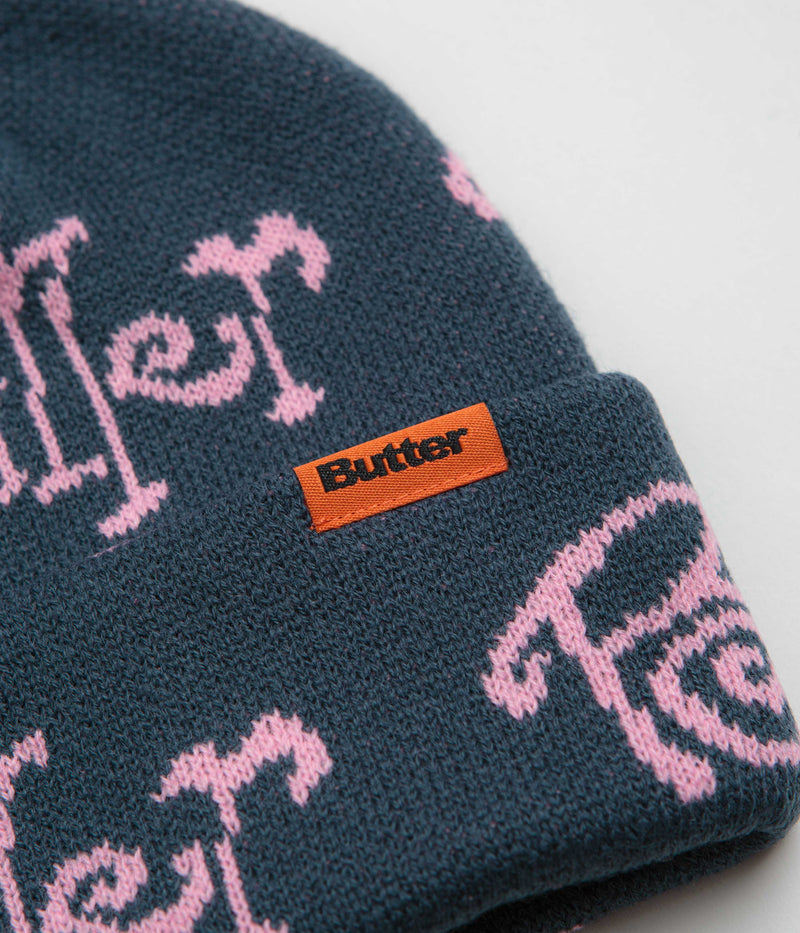 Butter Goods Sidewalk Beanie in Purple