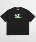 Butter Goods Steppin' Logo T-Shirt in Black