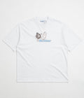 Butter Goods Steppin' Logo T-Shirt in White