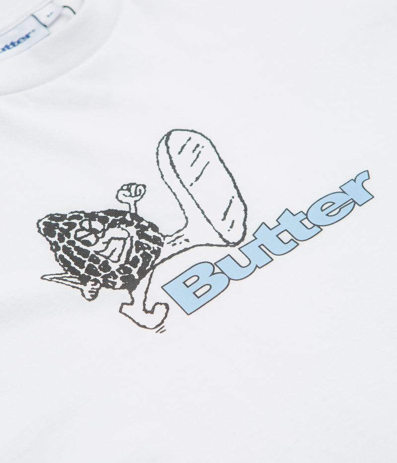 Butter Goods Steppin' Logo T-Shirt in White