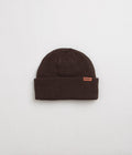 Butter Goods Tall Wharfie Beanie in Chocolate