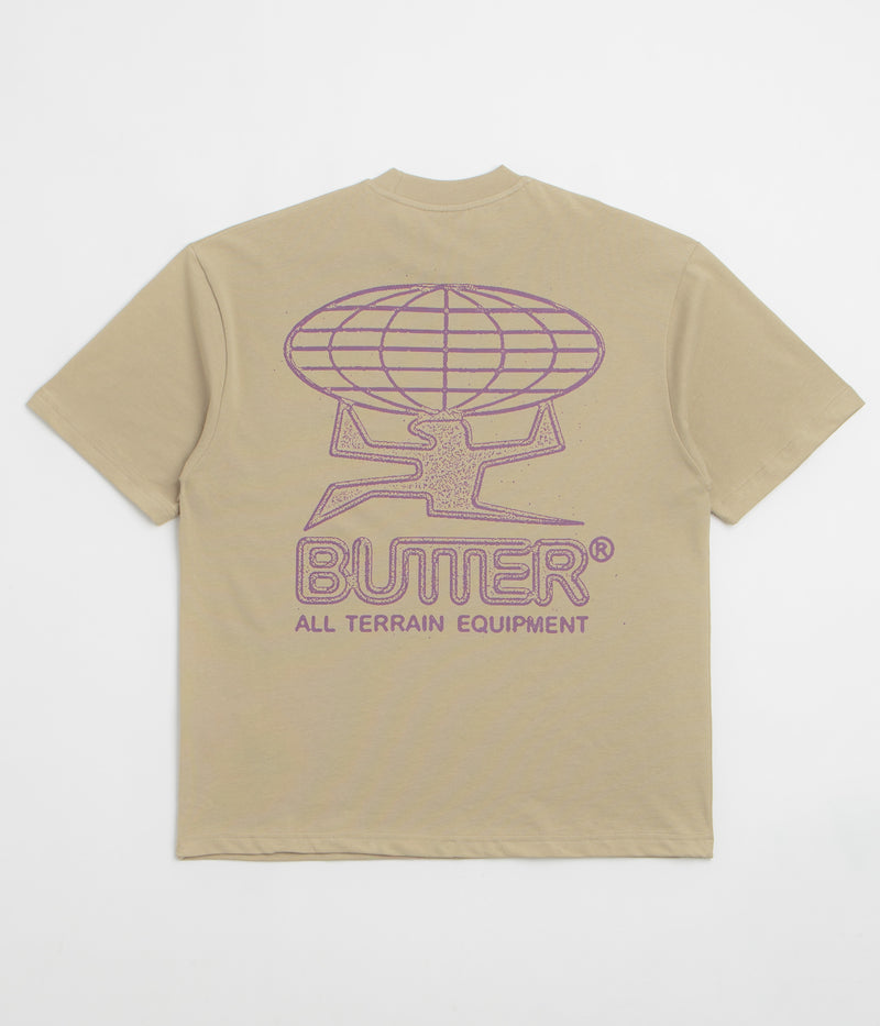 Butter Goods Terrain T-Shirt in Taupe