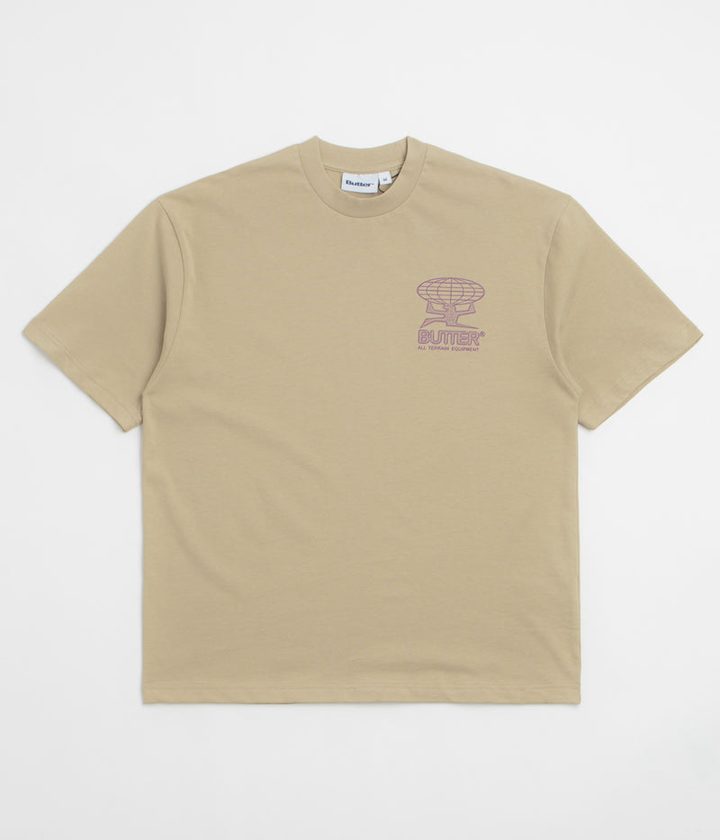 Butter Goods Terrain T-Shirt in Taupe