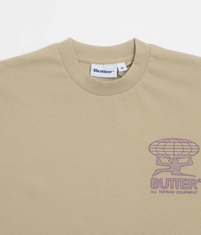 Butter Goods Terrain T-Shirt in Taupe