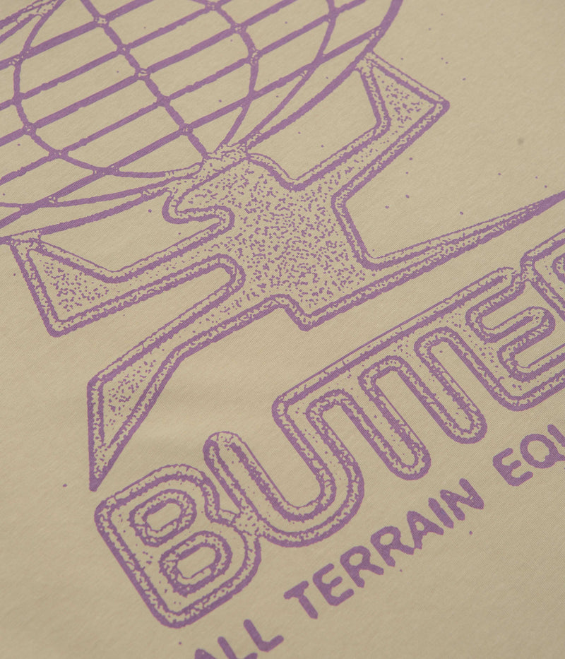 Butter Goods Terrain T-Shirt in Taupe