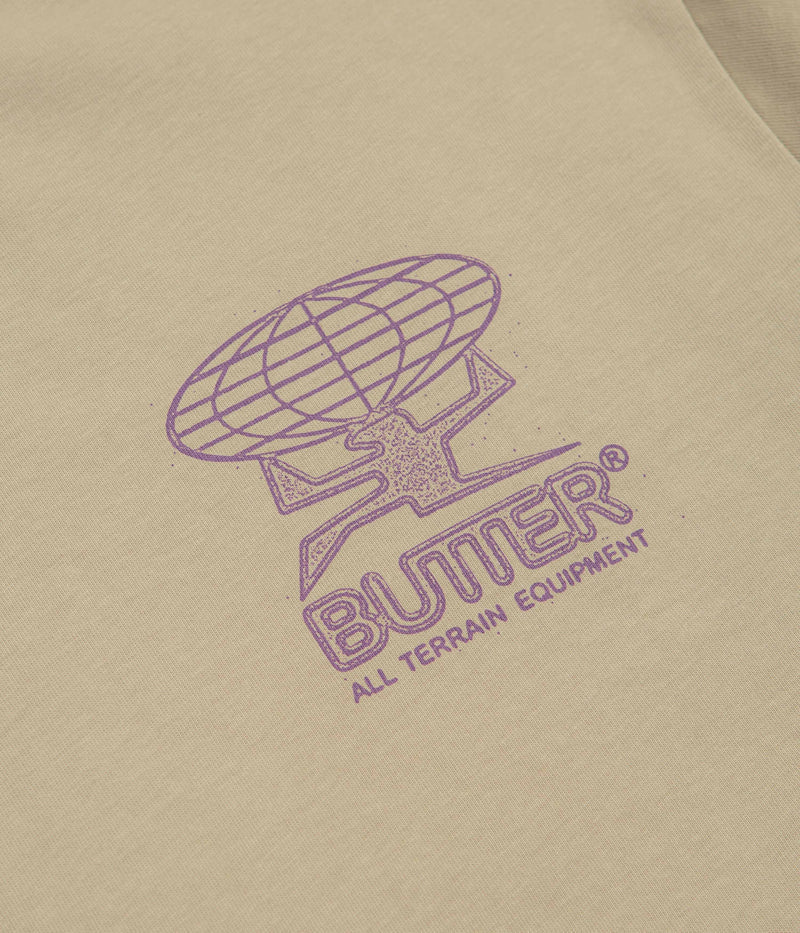 Butter Goods Terrain T-Shirt in Taupe