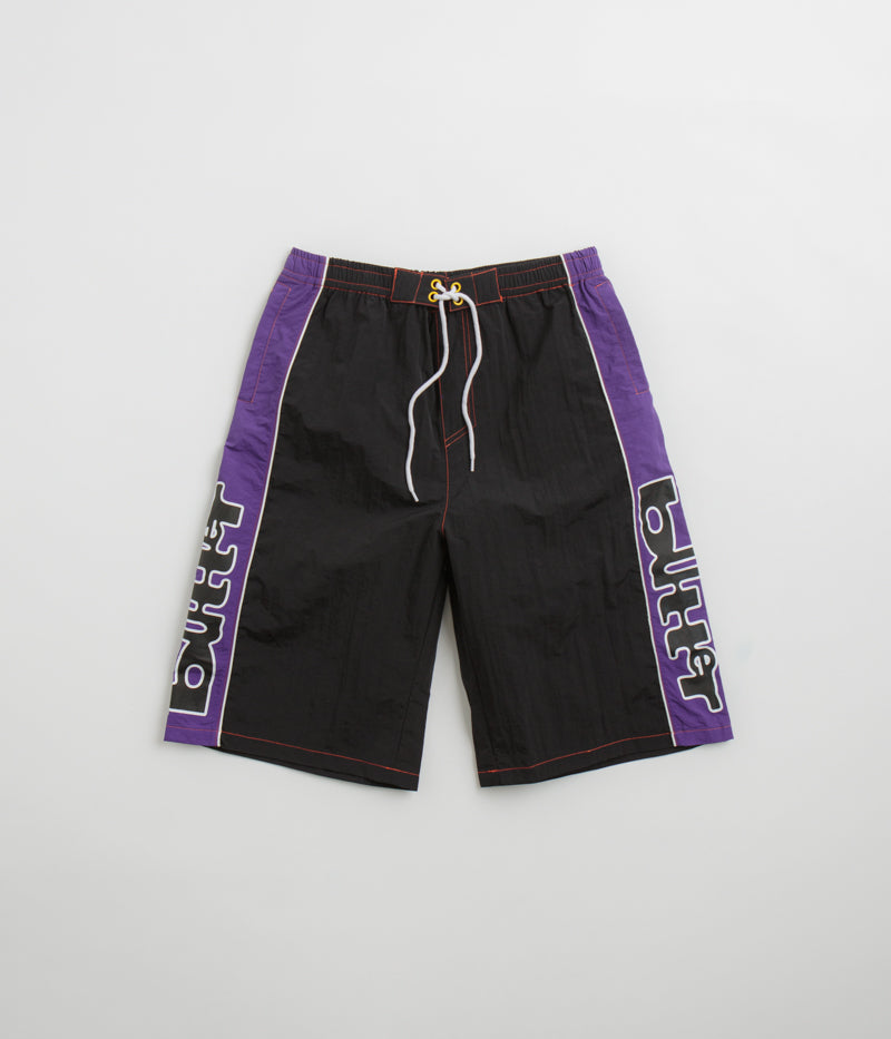 Butter Goods Warped Board Shorts in Black