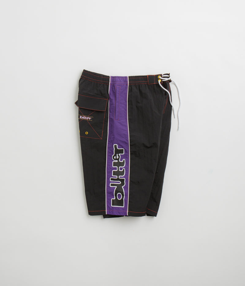 Butter Goods Warped Board Shorts in Black