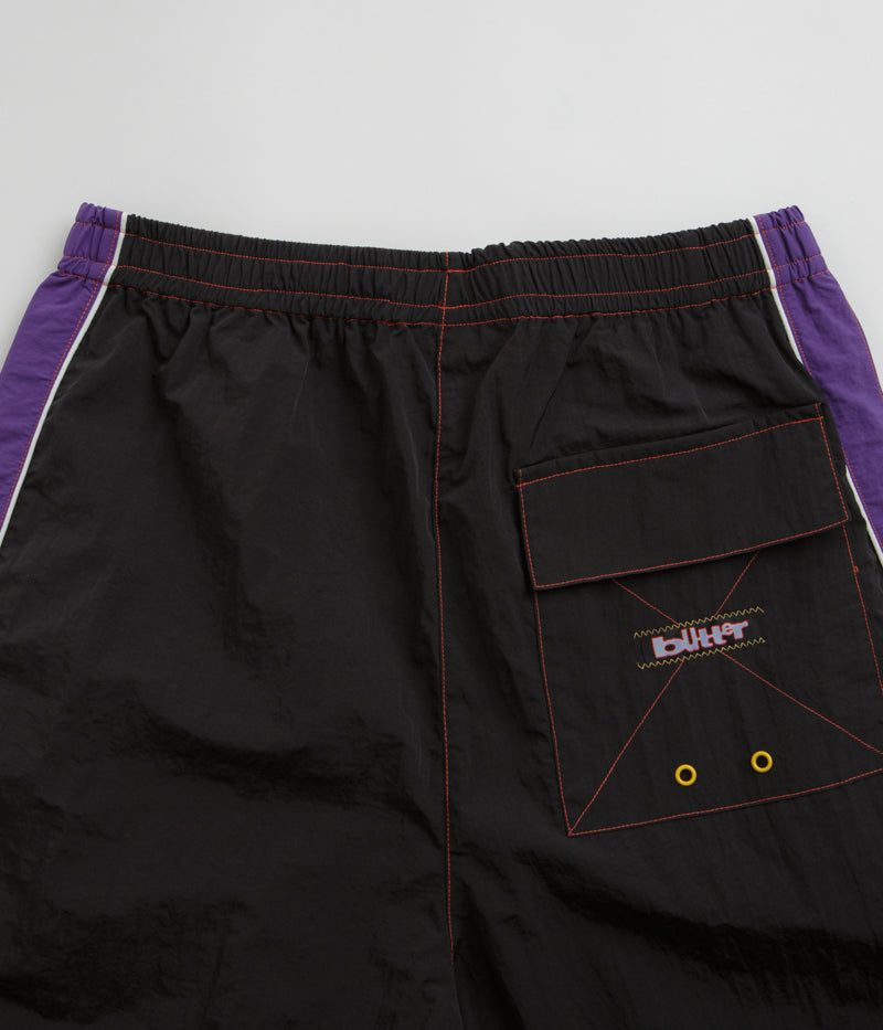 Butter Goods Warped Board Shorts in Black