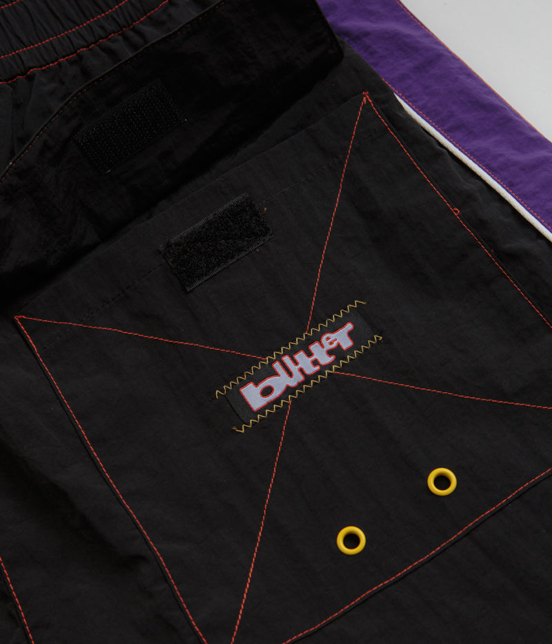 Butter Goods Warped Board Shorts in Black