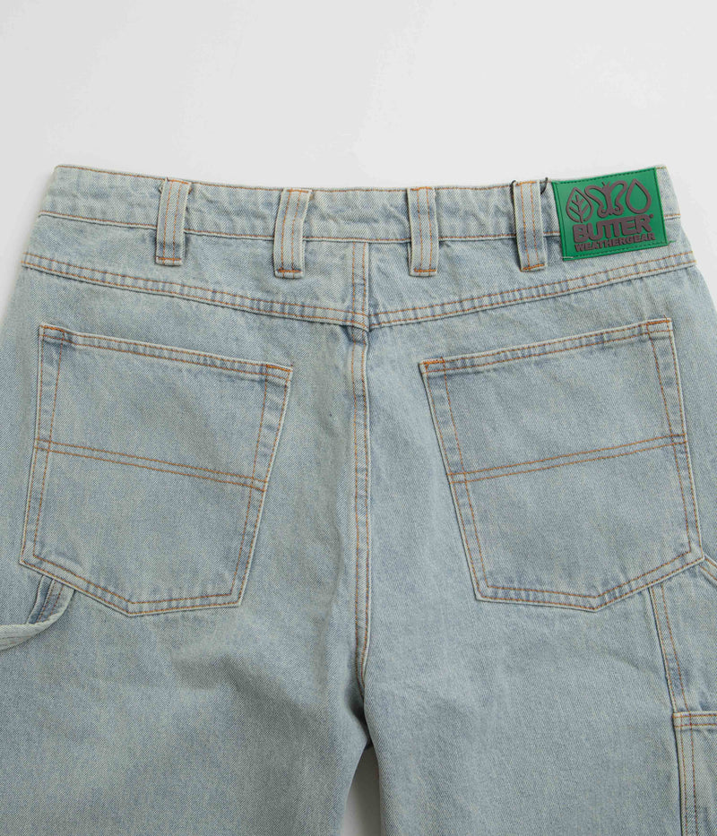 Butter Goods Weathergear Denim Jeans in Faded Light Wash