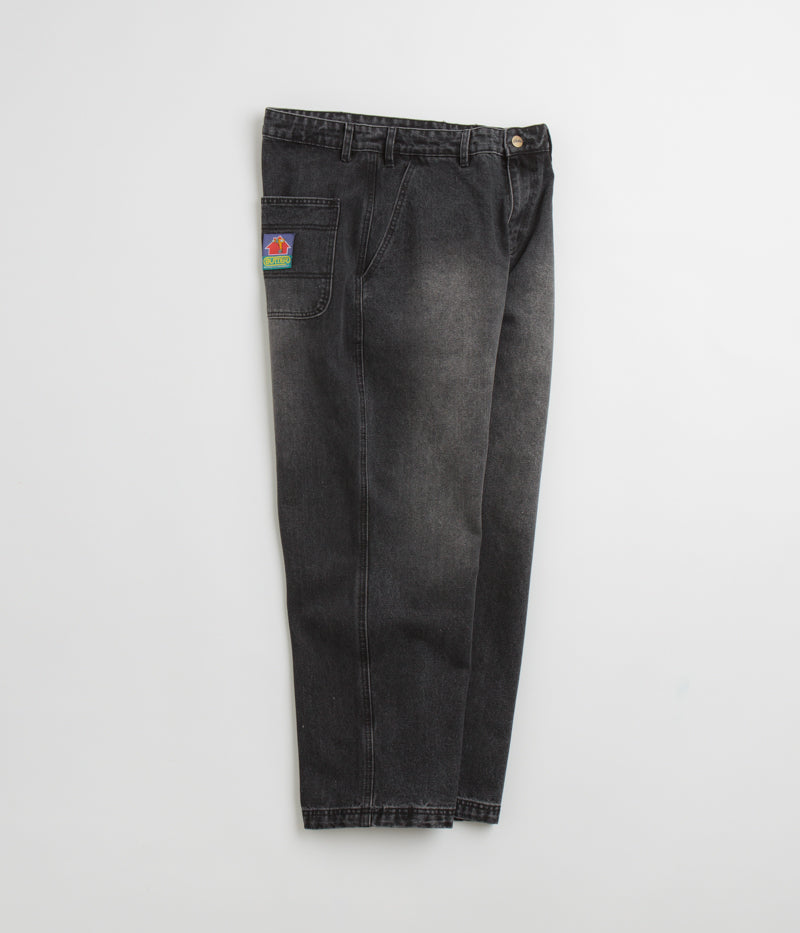 Butter Goods Work Pants in Distressed Black