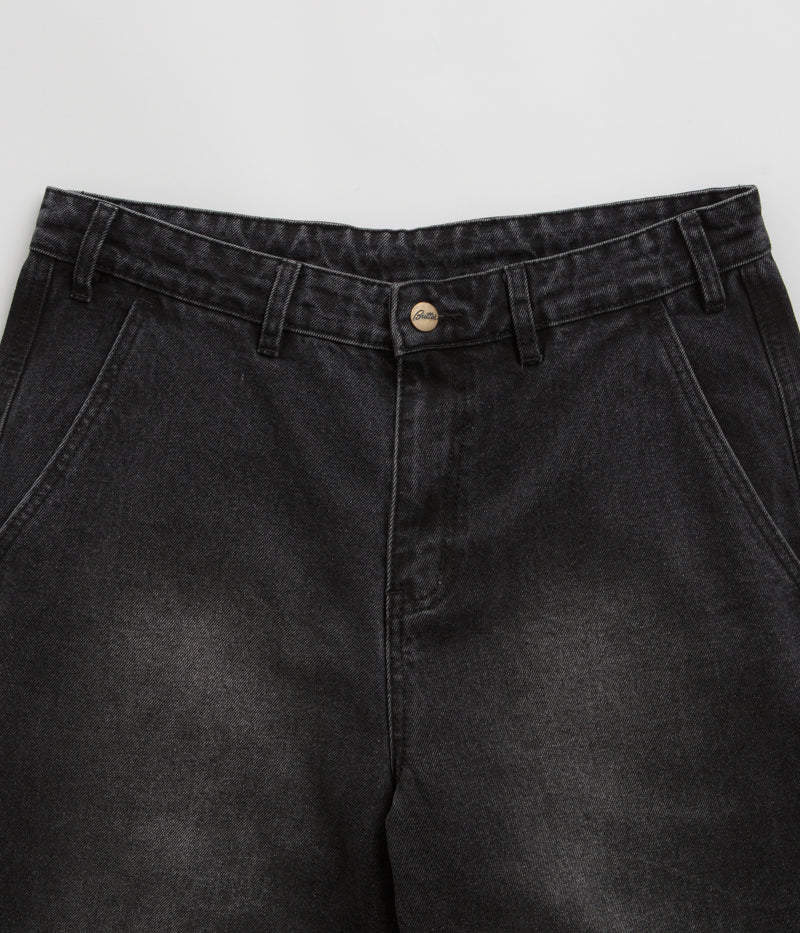 Butter Goods Work Pants in Distressed Black