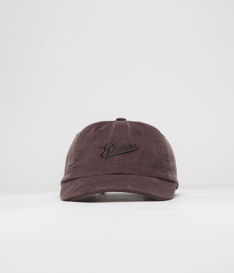 by Parra Fancy Logo Cap in Dark Mahogany