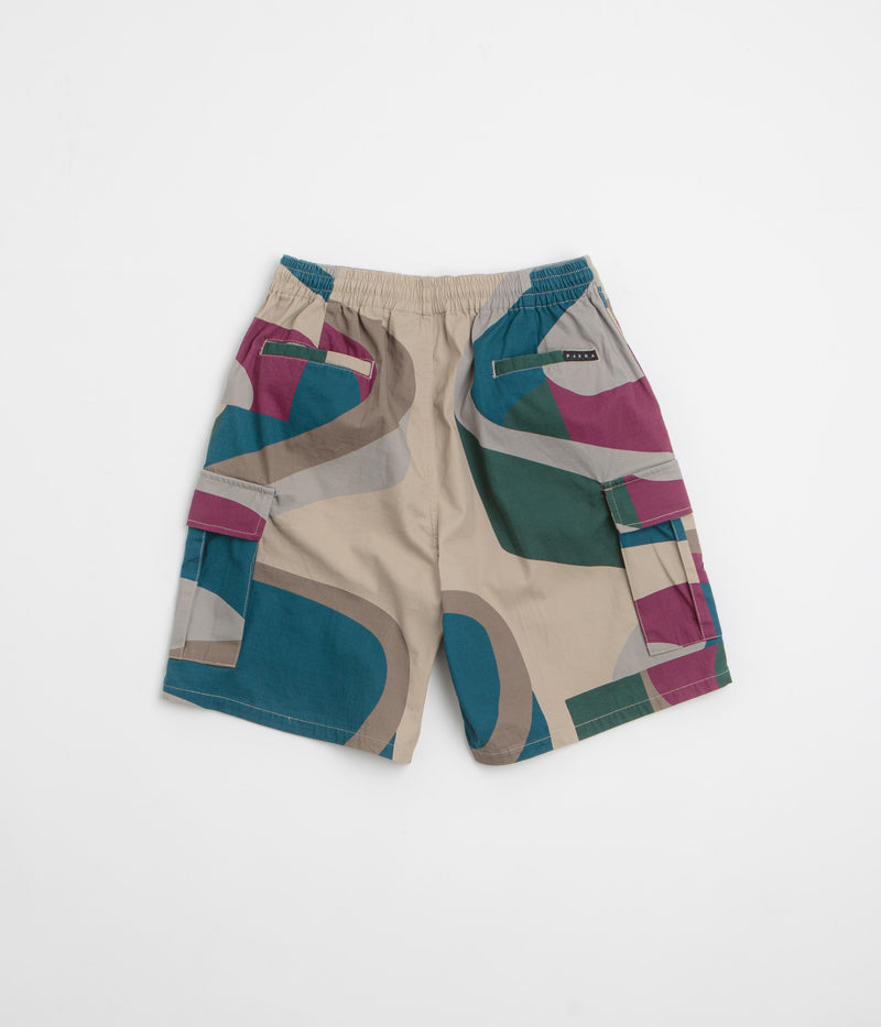 by Parra The Wall Camo Shorts in Sand