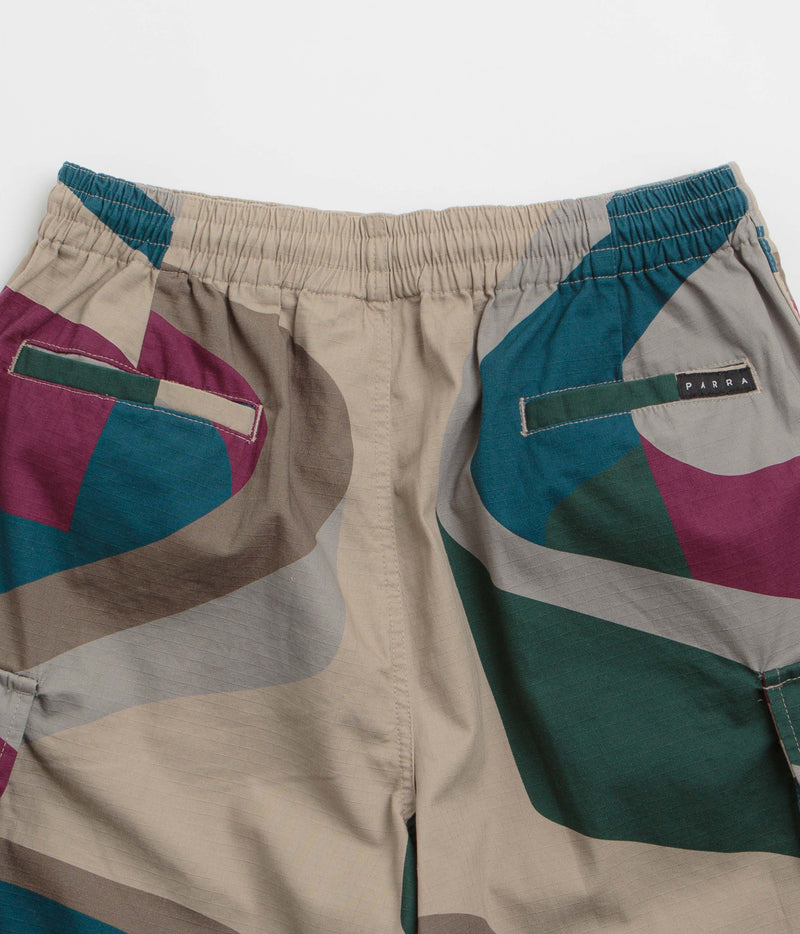 by Parra The Wall Camo Shorts in Sand