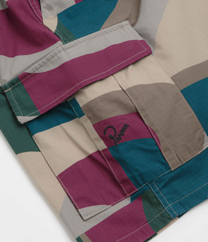by Parra The Wall Camo Shorts in Sand