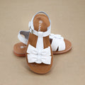 Calista Toddler Girls Vintage Inspired Ruched Strap Classic Sandal