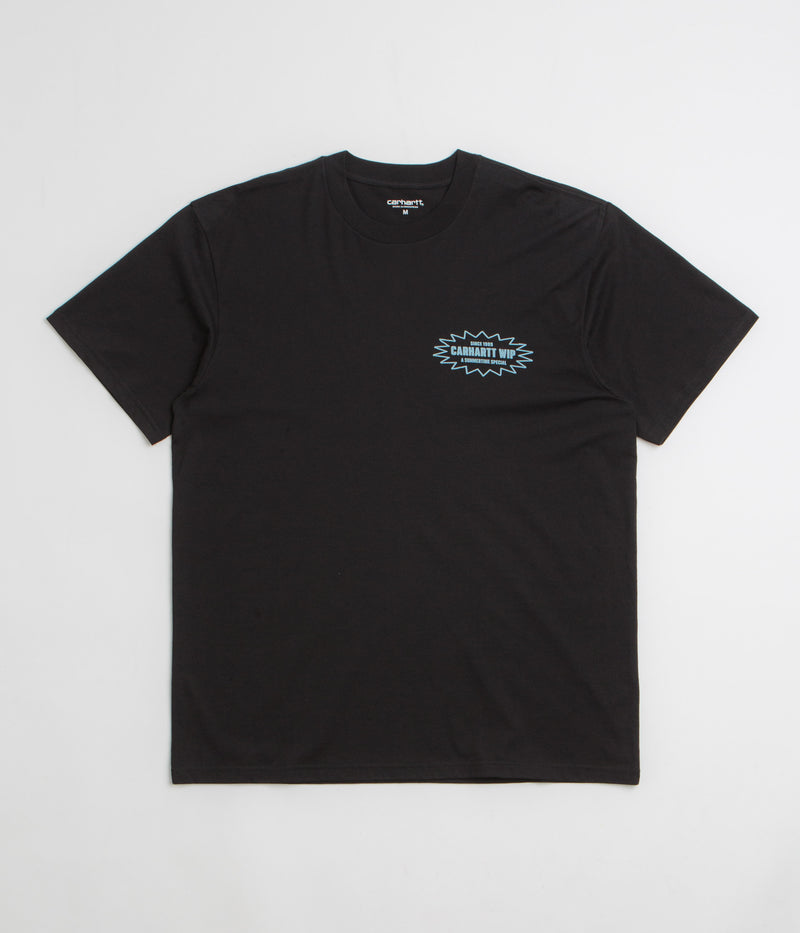 Carhartt Catalogue T-Shirt in Black and Bluebird