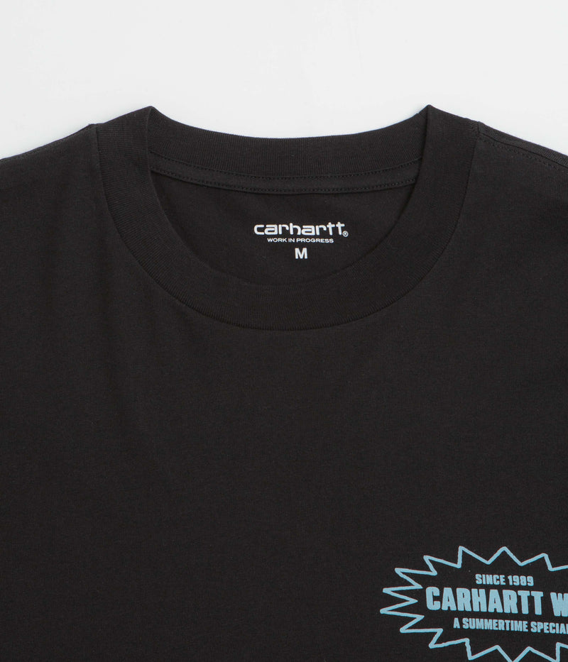 Carhartt Catalogue T-Shirt in Black and Bluebird