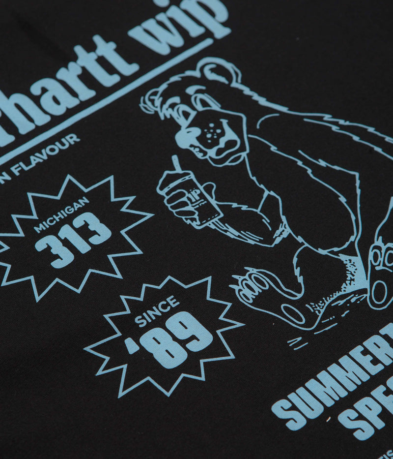 Carhartt Catalogue T-Shirt in Black and Bluebird