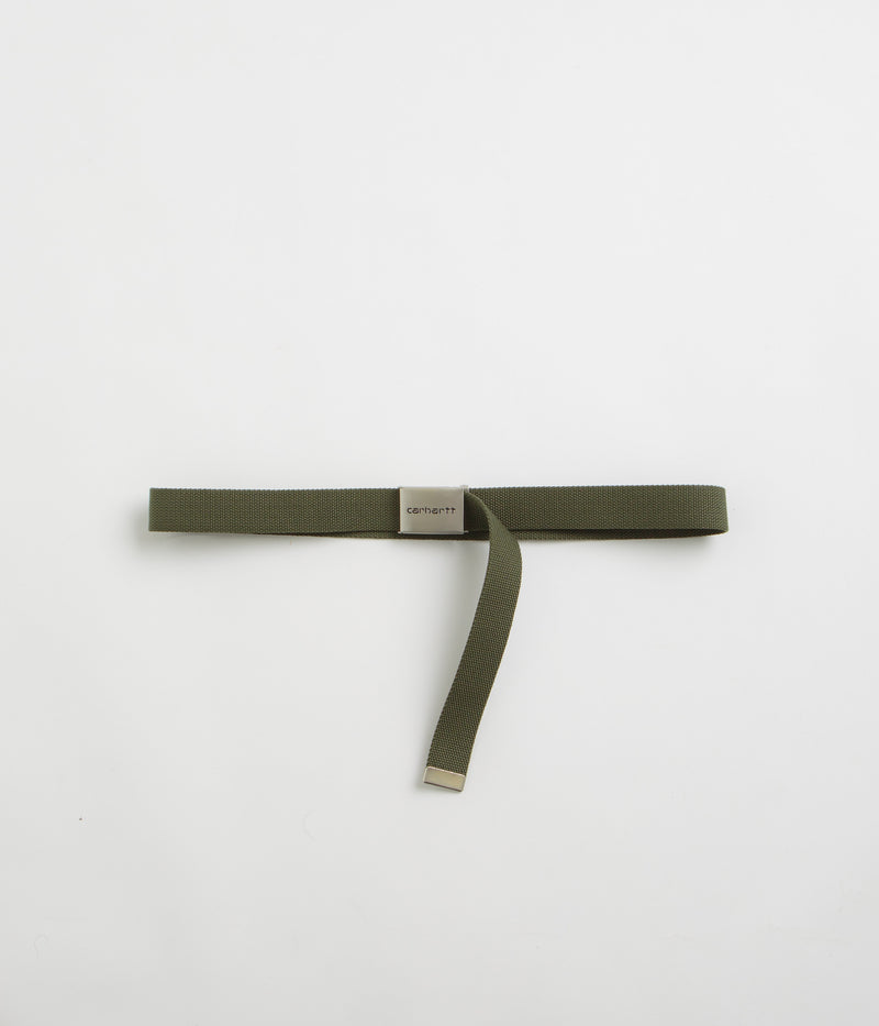 Carhartt Chrome Clip Belt in Office Green