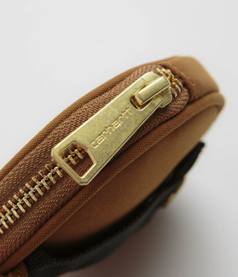 Carhartt Clarton Zip Wallet in Hamilton Brown
