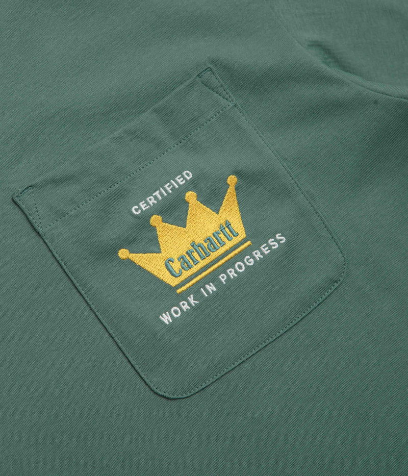 Carhartt Crown Pocket T-Shirt in Silver Pine