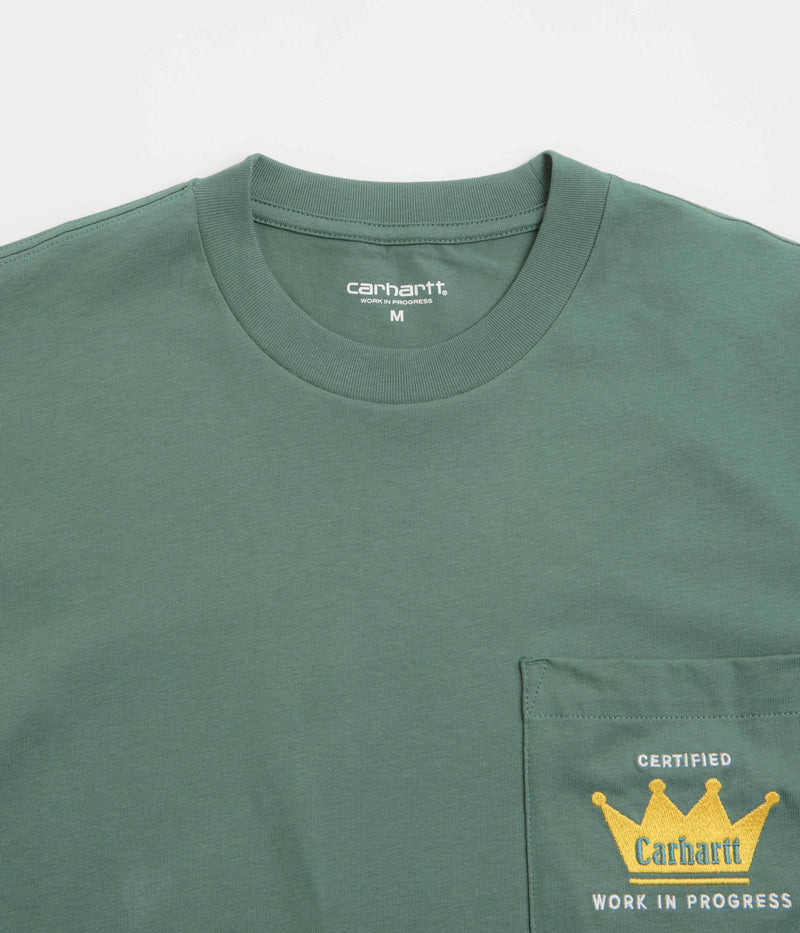Carhartt Crown Pocket T-Shirt in Silver Pine