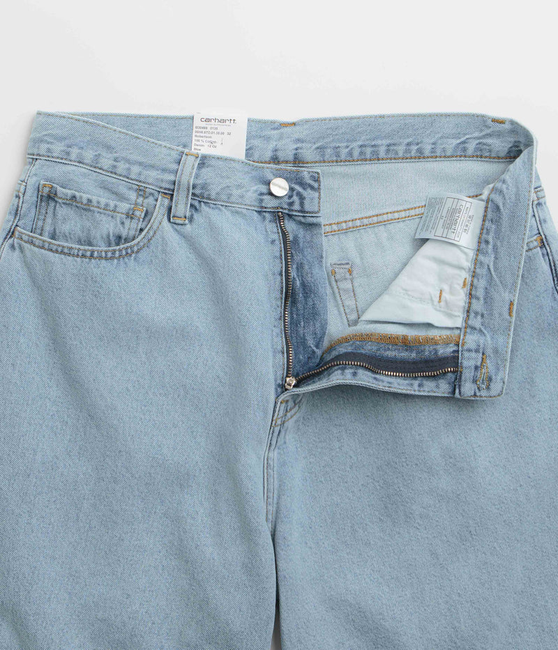 Carhartt Landon Shorts in Blue Bleached