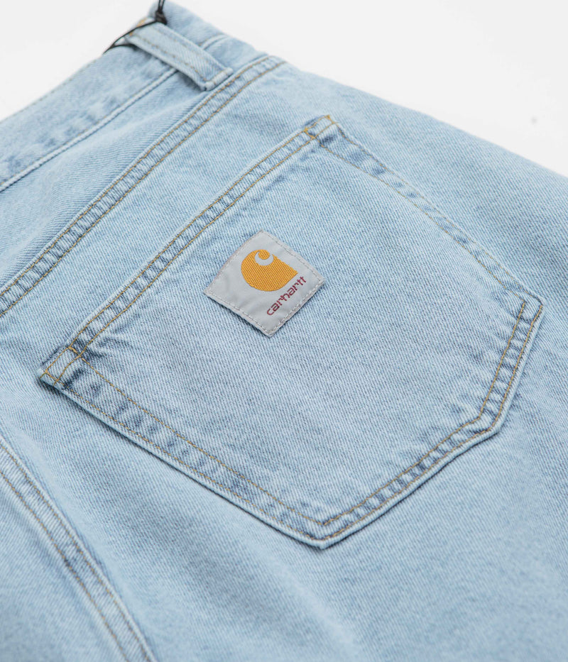 Carhartt Landon Shorts in Blue Bleached