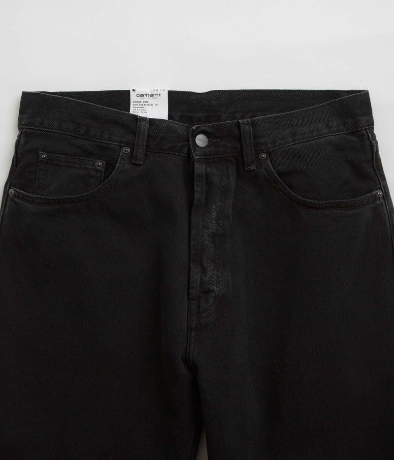 Carhartt Nolan Pants in Black Stone Washed