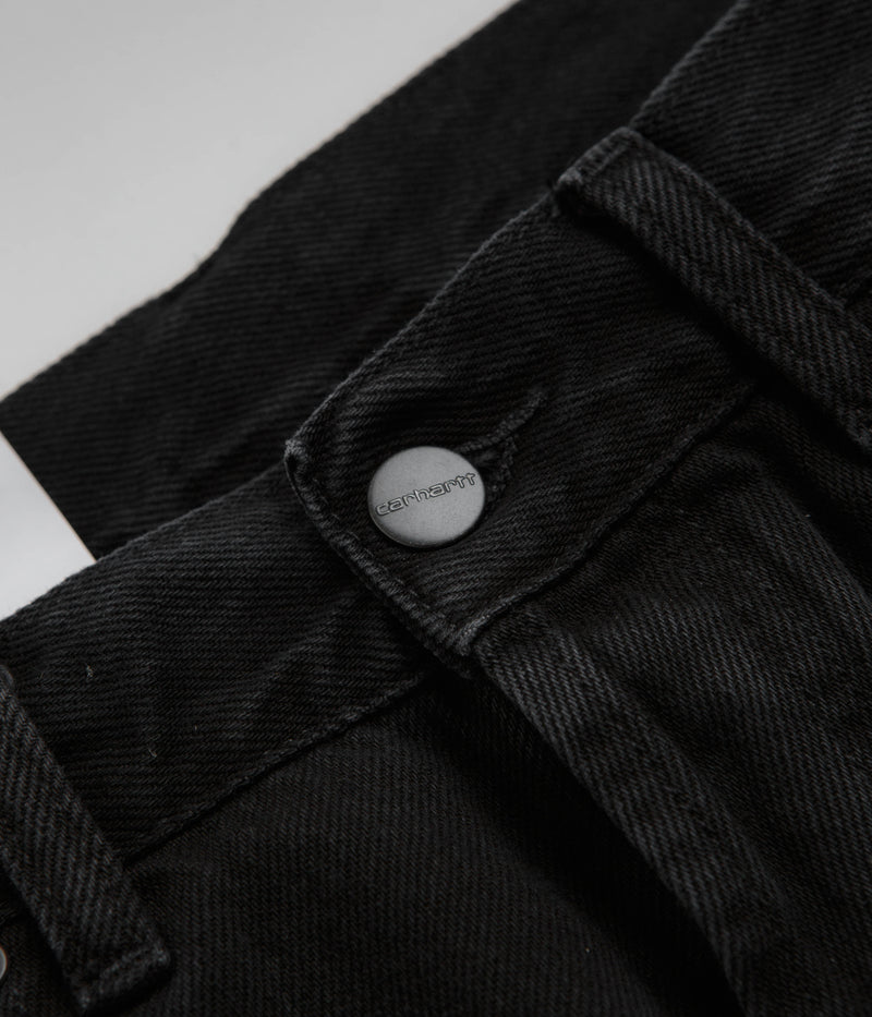 Carhartt Nolan Pants in Black Stone Washed