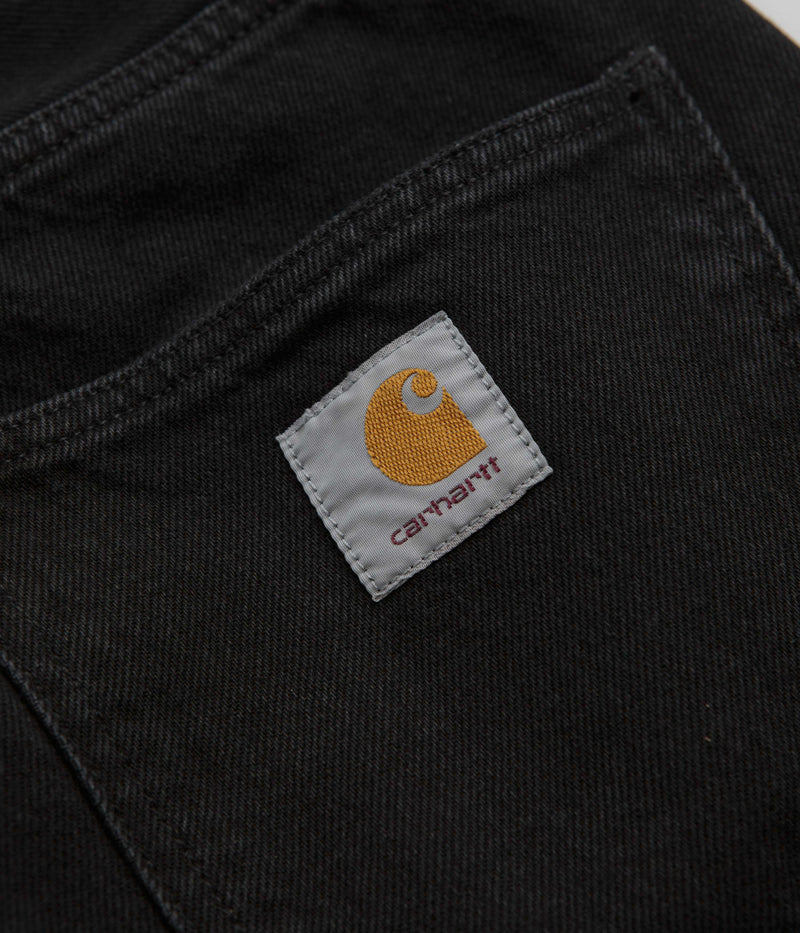 Carhartt Nolan Pants in Black Stone Washed