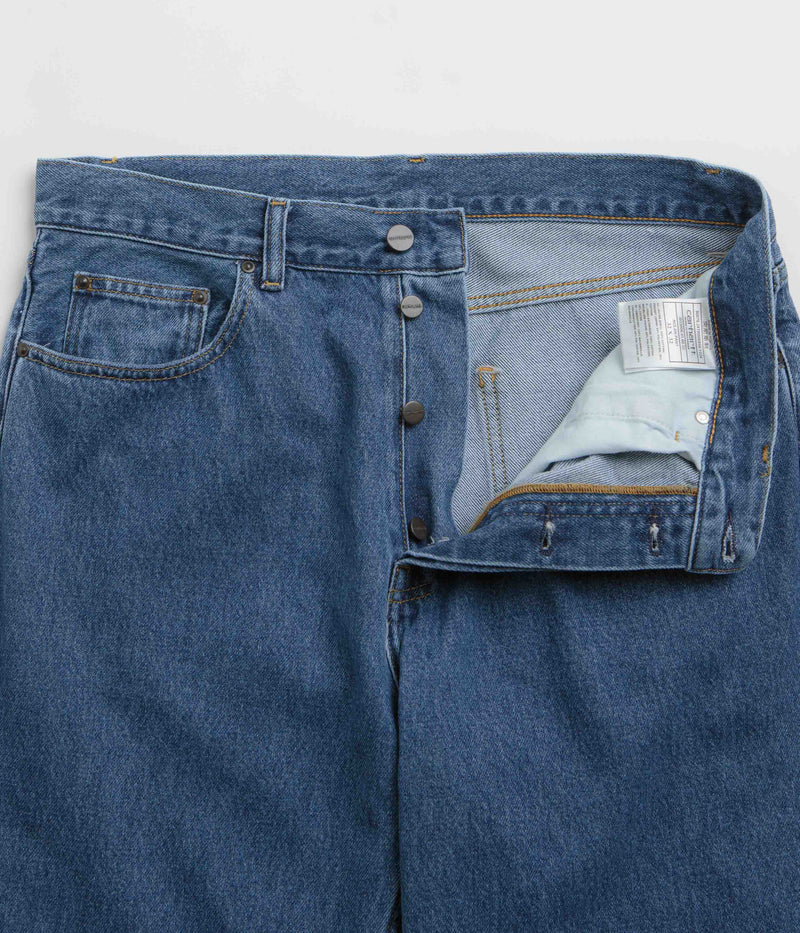 Carhartt Nolan Pants in Blue Heavy Stone Wash