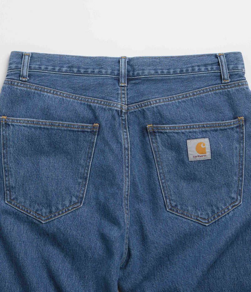 Carhartt Nolan Pants in Blue Heavy Stone Wash